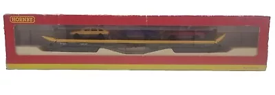 Hornby R6143 Carflat Car Transporter Double Bogie Wagon 3 Cars B748698 OO Gauge • £21