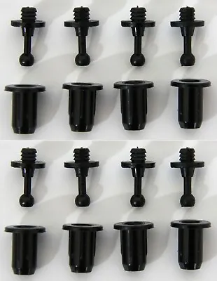 Set/12 Pairs Thin Speaker Grill Pegs Grill Fasteners 12 Grill Posts W/Sockets • $9.25