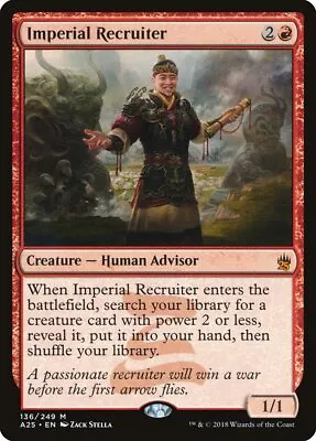 MTG Imperial Recruiter - 136 - Masters 25​ - Lightly Played • $7.69