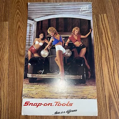 Vtg Snap-on Tools Calendars 1985 Collectors Edition Bikini Girls Cars 22  X 13  • $9.95