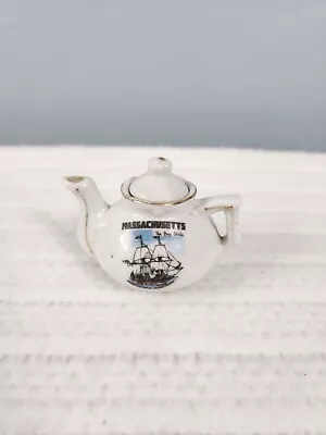 Massachusetts Mini Collectible Souvenir Teapot • $9.99