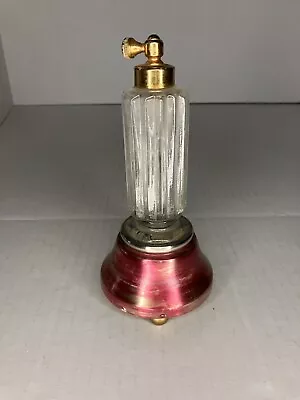 Vintage Perfume Atomizer Bottle Wind Up Music Box • $50