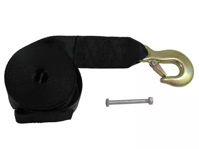 £12 • Buy 6 Metre Hand Winch Strap 6M 50MM 2500LBS (Hook Eye Webbing Pull Trailer Boat)