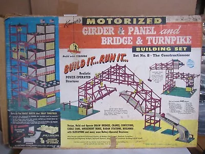 1960 Kenner Motorized Girder & Panel And Bridge & Turnpike Set No. 8    T94K • $100