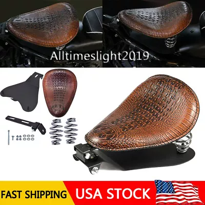 $49.95 • Buy For Yamaha V Star 1300 1100 950 650 250 Brown Motorcycle Bobber Solo Seat Spring