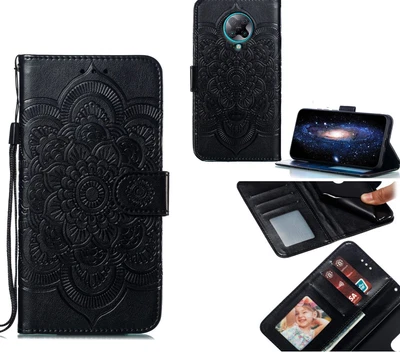 Poco F2 Pro Wallet Case Embossed Mandala • $7.50