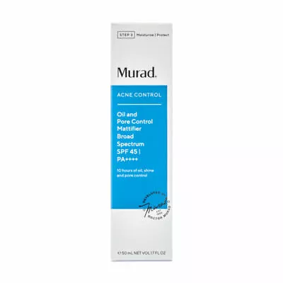 Murad Acne Control Oil And Pore Control Mattifier Broad Spectrum SPF 45 Cream - • $25