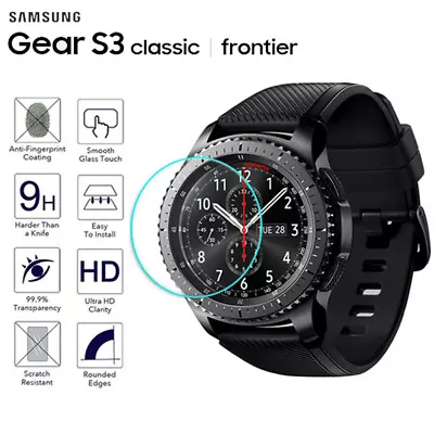 2 X For Samsung Gear S3 Frontier Classic Tempered Glass Screen Protector Watch • $3.84