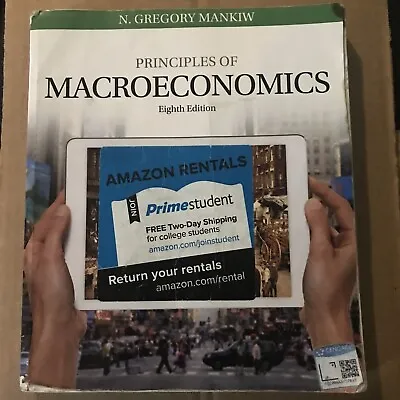 Principles Of Macroeconomics 8th Edition N. Gregory Mankiw Good Condition • $15.99