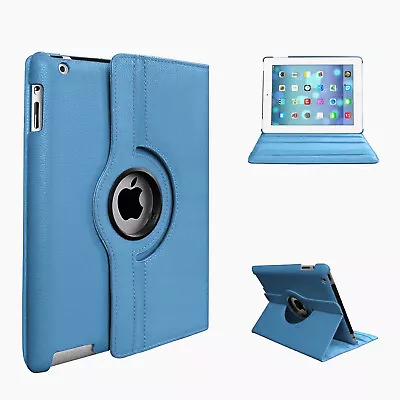 Case Fits IPad 234 9.7” (2012) 360 Rotate Leather Shockproof Stand Cover • £4.96