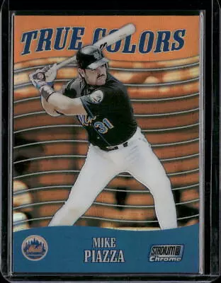 2000 Stadium Club Chrome #TC7 Mike Piazza True Colors Refractor • $12