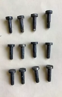 £14.46 • Buy MECCANO Lot Of 12 Pt 147B  PIVOT BOLTS SLOTTED HEAD BLACK CLEAN