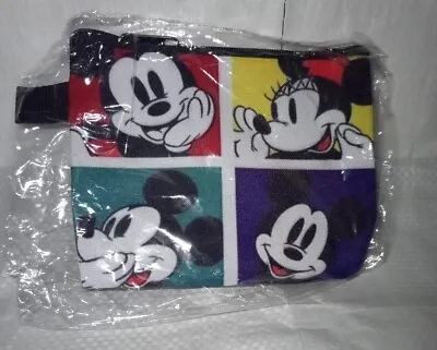 Mickey Minnie Mouse Purse Walletcoin Storage Note Storage Brand New In Packet • £5