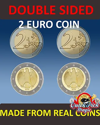 £18.99 • Buy Double Sided 2 Euro Coin [2 Euro] Double Headed 2 Euro / Double Tailed 2 Euro