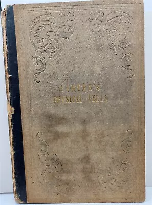 1856 Cartee's Physical Atlas School Of Physical Geography 13 Maps WW • $90