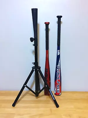 Rawlings USAWBB Flex Kids Baseball Bat 27  TBX412 Tee-Ball Bat Batting Tee Lot • $49.99