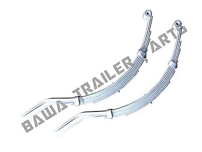 7 Leaf Slipper 45x8mm DACROMAT Trailer Springs! 1600kg RATING A PAIR! • $163