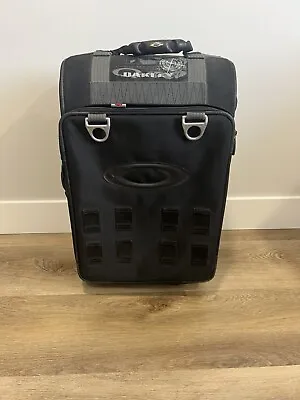 Rare HTF OAKLEY AP Tactical Style Rolling Suitcase Travel Bag -Black • $150