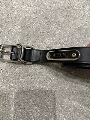 Ralph Lauren Purple/Black Label Leather Belt. 100cm Chrome Detailing • £15