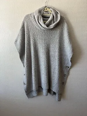 Womens Gray Poncho Sweater Isabel Maternity By Ingrid And Isabel XXL • $9.99