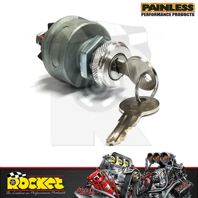 Painless Universal Dash Mounted Ignition Switch W/ Keys - PW80153 • $39.97