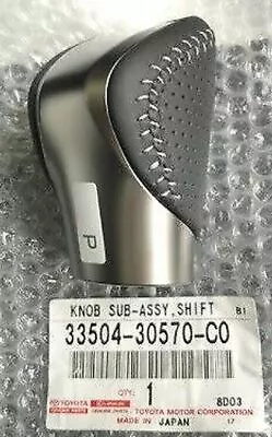 LEXUS GS F Sport Leather Shift Knob GS300 GS350 GS450 OEM 33504-30570-C0 Genuine • $71.24