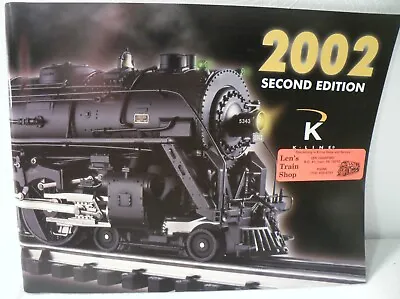 K-Line Electric Trains 2002 Second Edition Second - New Old Stock • $8.99