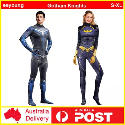 Gotham Knights Bodysuit Nightwing Batwoman Cosplay Costume Jumpsuit Halloween • $51.99