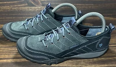 Merrell Mimosa Lace Black Womens Size 7 Walking Hiking Shoes • $29.99