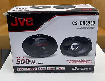 £34.99 • Buy JVC 6 X9  6x9 1000W 3-way Car/van Rear Shelf Deck Oval Speakers Quality OPEN BOX