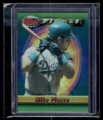 1994 Topps Finest Refractor #1 Mike Piazza Dodgers Dodgers HOF • $135