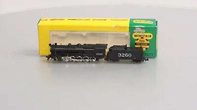 Minitrix 2073 N Scale Steam Locomotive And Tender #3260 EX/Box • $60.45