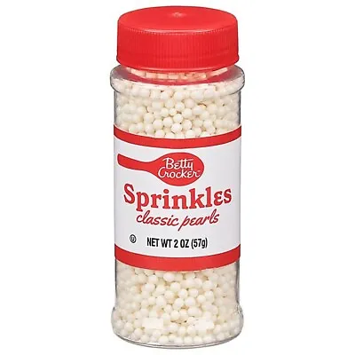Betty Crocker Sprinkles Classic Pearls 2 Oz Bottle • $7.95