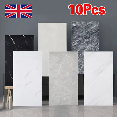 10 Sheets Peel & Stick 3D Tile Stickers Kitchen Bathroom Wall Stickers 60*30CM + • £10.82