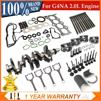 $375.06 • Buy G4NA 2.0L Engine Overhaul Rebuild Kit - Crankshaft / 4X Con Rods For Hyundai Kia
