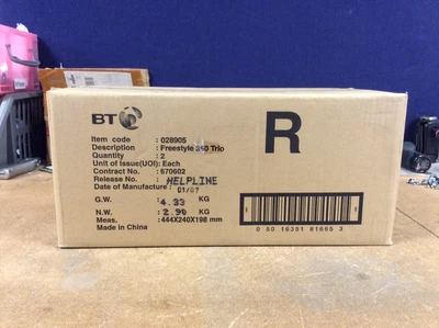 £75 • Buy BT Freestyle 350 Trio Phone With Answering Machine / 2 Units