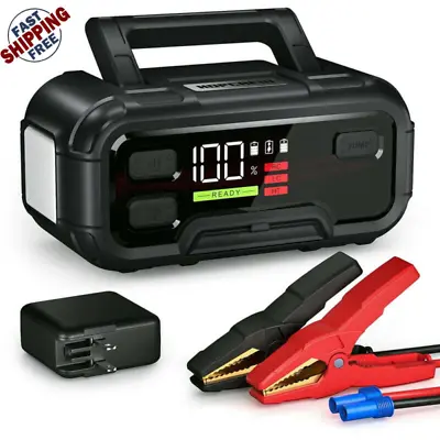 6000AMPS POWER Heavy Duty Truck Battery Booster Pack Jump Starter Box Portable • $146.42