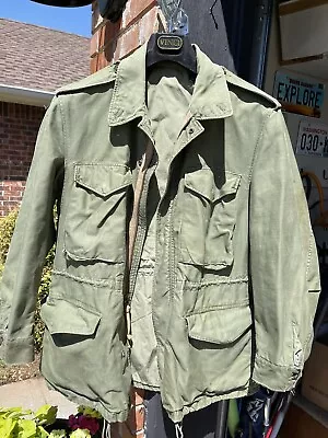Vintage US Army Field Jacket M1951 Korea Vietnam Era MEDIUM Reg • $19.99