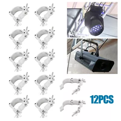 12 Pcs Stage Light Clamps Hook For DJ Truss Lighting O Clamp 2in Aluminum Alloy • $38