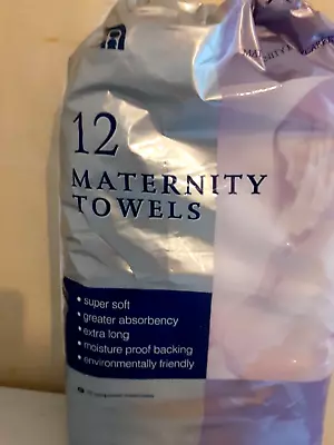 Mothercare 12 In Pack Maternity Pads Towels • £1.45