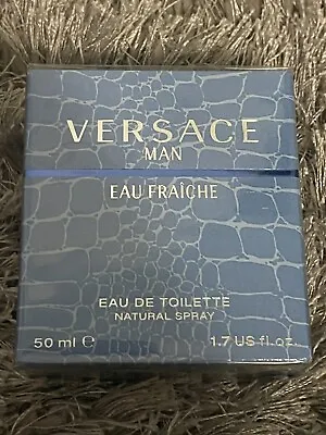 Versace Man Eau Fraiche By Gianni Versace 1.7 Oz EDT Cologne For Men New In Box • $17.50