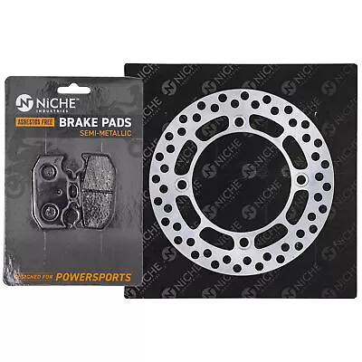 NICHE Rear Right Brake Rotor Pad Kit For Suzuki DR350 69100-43880 Semi Metallic • $28.95