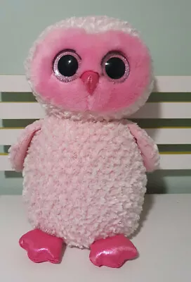 TY Beanie Boos - TWIGGY The Pink Owl (Glitter Eyes) (LARGE Size - 42CM) • $70