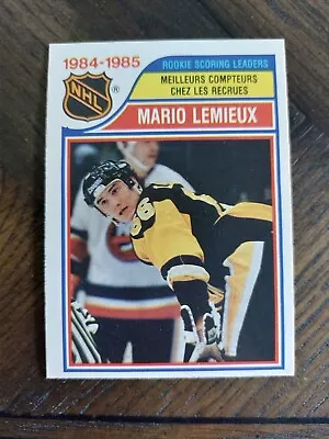 1985-86 Mario Lemieux O-Pee-Chee Rookie Scoring Leaders #262 Pittsburgh Penguins • $27.87