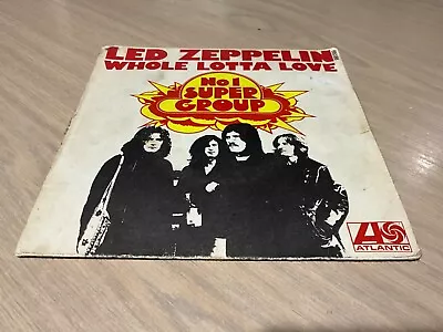 LED ZEPPELIN -Whole Lotta Love - Livin Lovin Maid 7  Single RARE France • $55