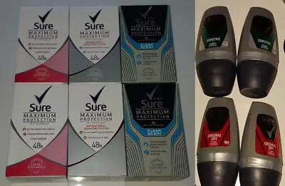 £12.95 • Buy Sure Women Men Maximum Protection Anti-Perspirant Deodorant Cream 45ml