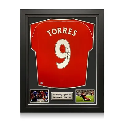 £464.99 • Buy Fernando Torres Signed Liverpool 2006-08 Football Shirt. Standard Frame