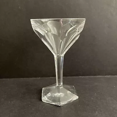 $18.99 • Buy Val St Lambert Vintage Belgian Siebel Paneled Hexagon Base 4.75  Cordial Glass