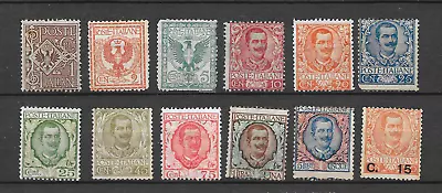 ITALY - 1901/1926 Victor Emmanuel III Definitives - All Mint No Gum - MNG • $1.23