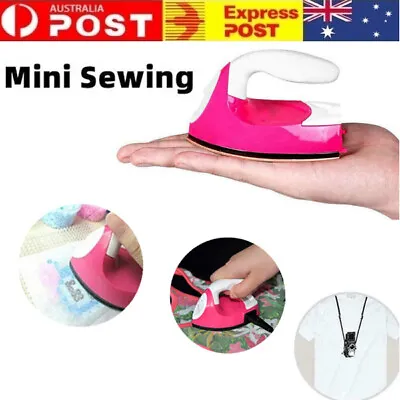 $16.79 • Buy Travel Mini Electric Iron For Patch Spell Bean Craft Making Clothes DIY Sewing